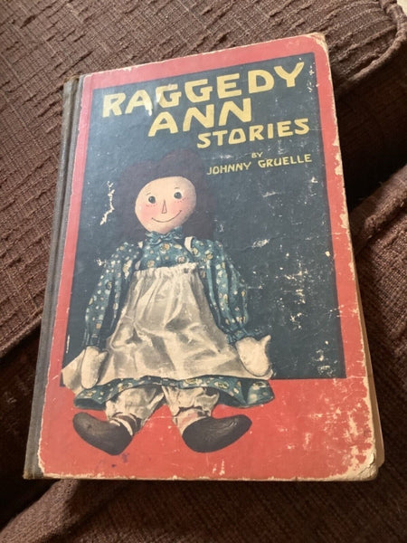 RAGGEDY ANN STORIES 1918 by JOHNNY GRUELLE book Vtg antique