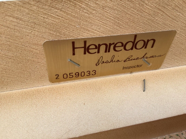 Vtg cane lacquer Chinoiserie Dragon Dining Chairs Henredon  pair goatskin