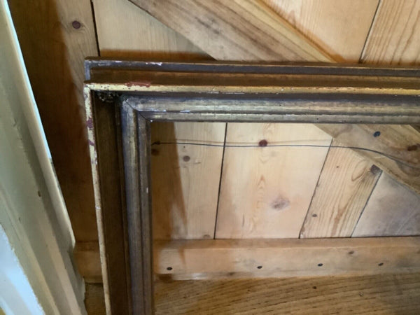 Vtg antique Gilt Gesso wooden Wood Deep Ornate Picture Frame