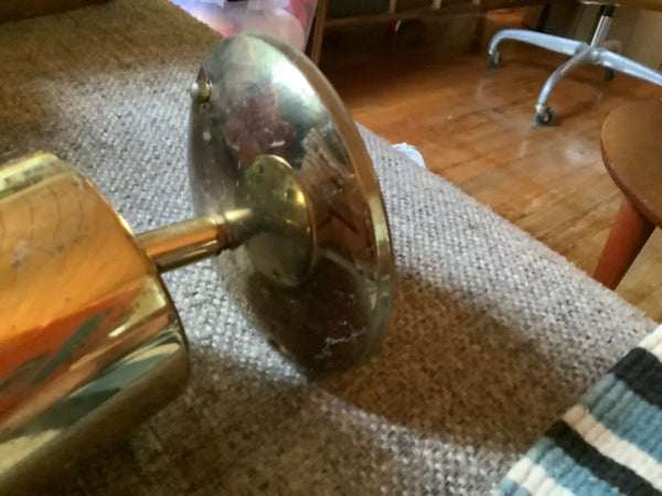 Vtg Mid-Century Modern CONE  BULLET WALL ceiling SCONCE Light Fixture MCM