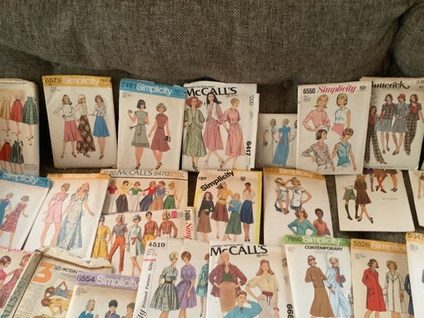 Lot Of 57 VTG 60s 70s Sewing dress Patterns Simplicity MCCall’s Butterick