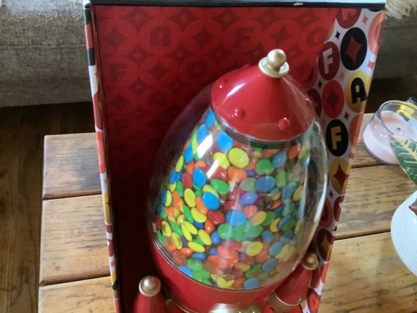 Candy Rocket FAO Schwarz Sweet Dispenser 12" H x 9" W x 7" D, Plug-in or Battery