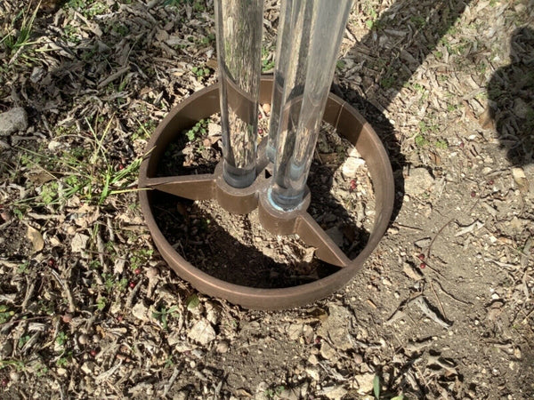 Vtg Acrylic iron metal Lucite Table art display pedestal Plant Stand
