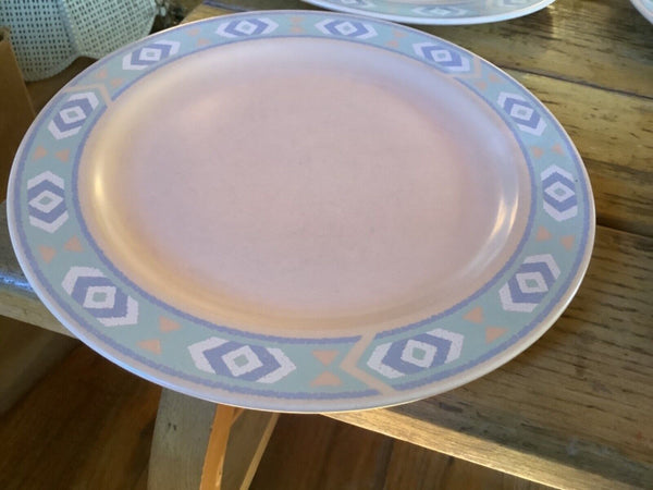 Vtg lot Treasure Craft SOUTHWEST Set of 4 Dinner Plates 10 5/8” Japan