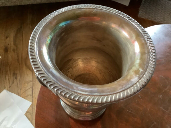 Vintage Antique Leonard Silver Plate Champagne Cooler Chiller Wine Ice Bucket
