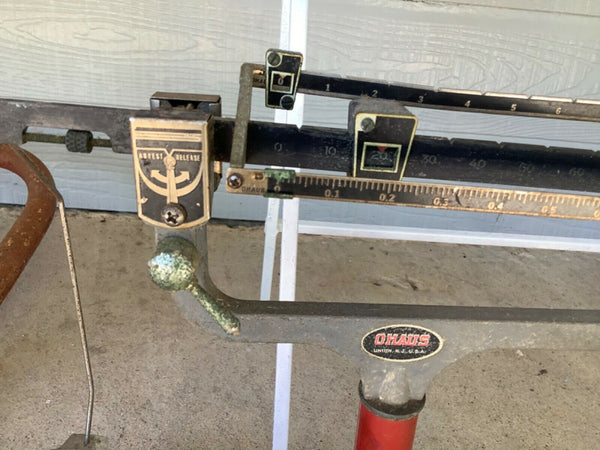 Vintage Beam Balance Scale OHAUS