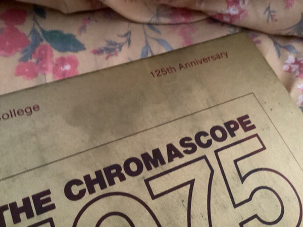 Vtg Austin College Sherman Texas 1975 Chromascope Yearbook Annual