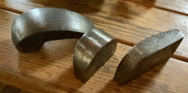 Vtg Fairmount Auto Body Dolly Flat Wedge Shaped Hand Anvil Hammer Tool