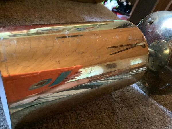 Vtg Mid-Century Modern CONE  BULLET WALL ceiling SCONCE Light Fixture MCM