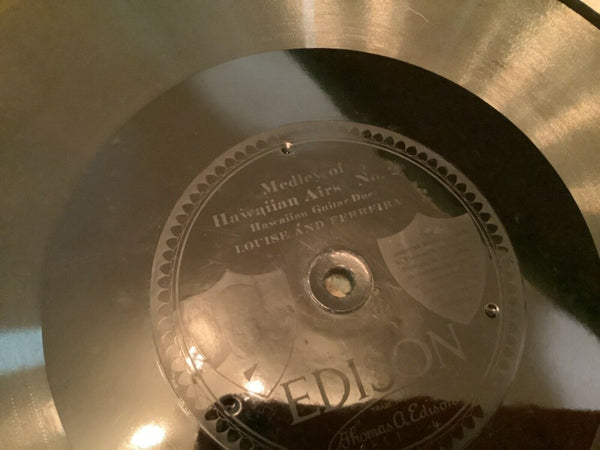Vtg lot 9 Thomas Edison Diamond Disc records  thick 78