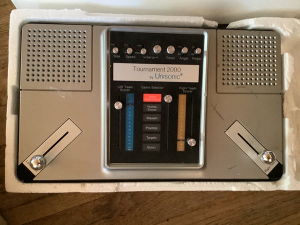 Vintage Unisonic Tournament 2000 Electronic Action TV  Game, as-is, untested