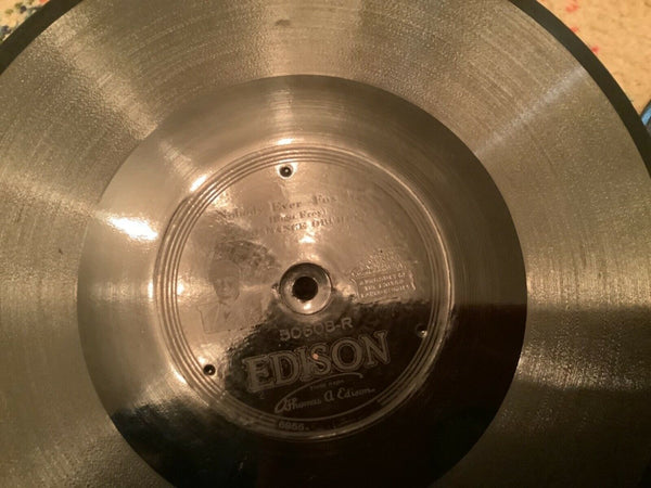 Vtg lot 7 Thomas Edison Diamond Disc records  thick 78