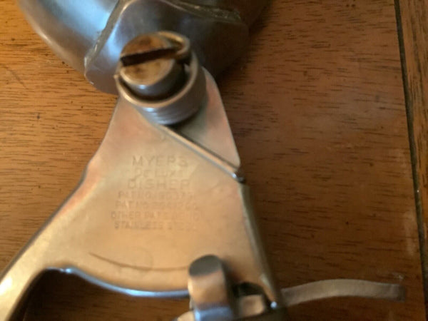 VTG/Antique Myers De Luxe Disher Ice Cream Scooper DeLuxe spoon scoop tool metal
