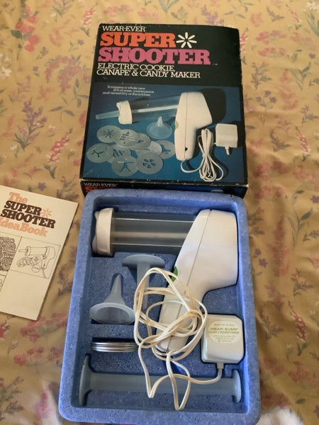 Vtg WEAR-EVER 70001 Super Shooter Electric Cookie Gun Press Tested