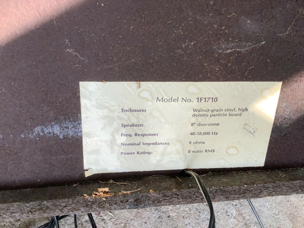 1f1710 Parallax Vintage Speaker system cabinets