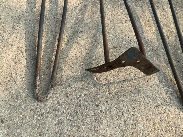 4 vintage mid century modern retro mcm iron Hairpin Metal table furniture Legs