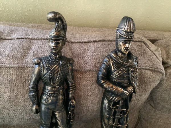 Vtg Pair 1965 Burwood Products Medieval Soldiers knight Wall Hanging #4325 4326