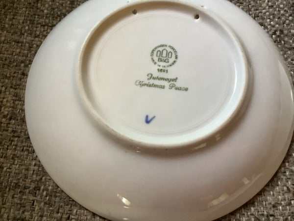 1971 1979 1980 1981 Copenhagen Jule After Christmas Plates Set of 4 Denmark Vtg