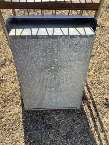 Vtg mid century modern enamel porcelain Natural Gas Wall Heater Bathroom Mcm