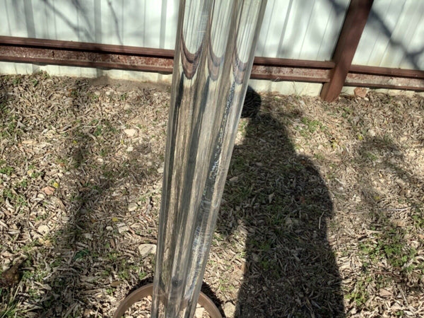 Vtg Acrylic iron metal Lucite Table art display pedestal Plant Stand