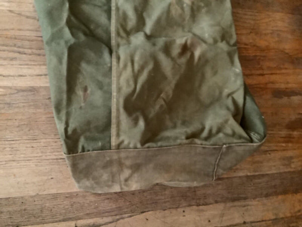 Vintage US Military Army Canvas Large Duffle Bag