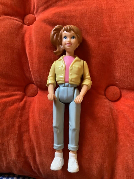 Vtg Playskool Dollhouse Teen Girl Blond Hair Teenager Sister Toy Figure