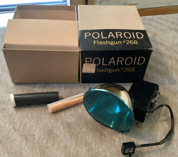 Vintage Polaroid Flashgun Model #268 In Box
