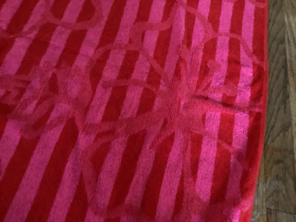 VTG Palm Cove  tree Franco Towels 100% Egyptian Cotton Flower Beach green red