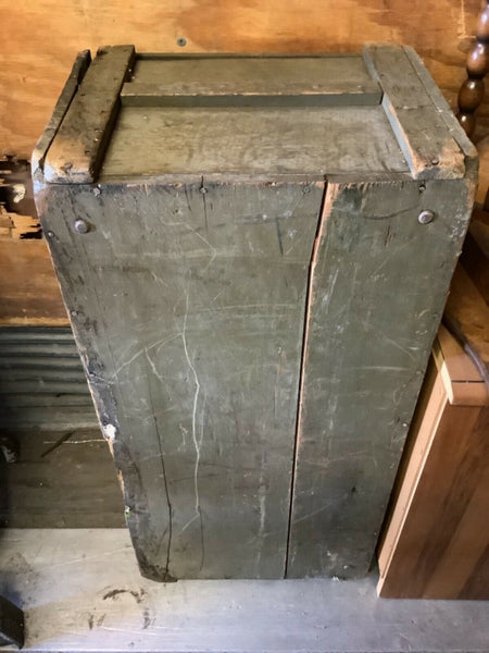 Vintage wood Military army Trunk Footlocker by Kleber Trunk & Bag Co