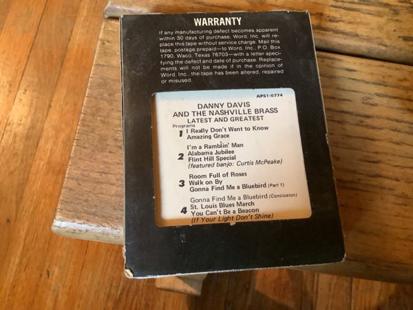 Danny Davis and the Nashville Brass 8 Track Tape latest and greatest rca