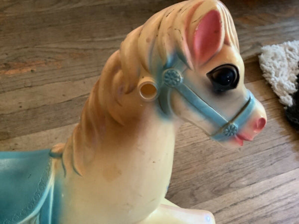Vtg Wonder Horse Walk R Ride Rocking Horse Mid Century Toy no stand