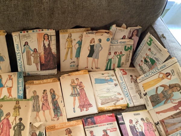 Lot Of 57 VTG 60s 70s Sewing dress Patterns Simplicity MCCall’s Butterick