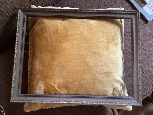 Vintage Art Deco antique  Carved Wooden Wood Picture Frame no glass 1
