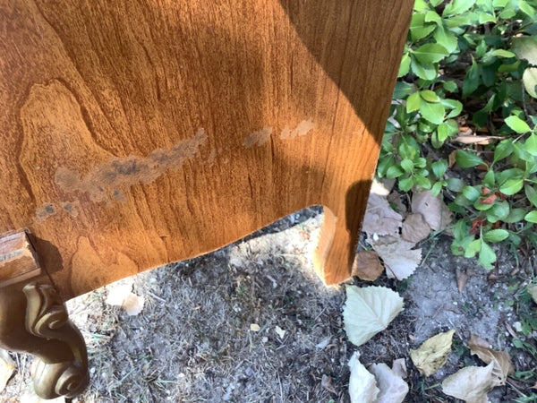 Vtg pair Sears French Provincial Hollywood Regency Nightstand Table Dixie Bonnet