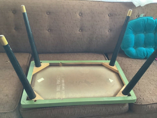 Vintage Mid Century Modern  mcm Coffee End side Table Retro Pin Legs