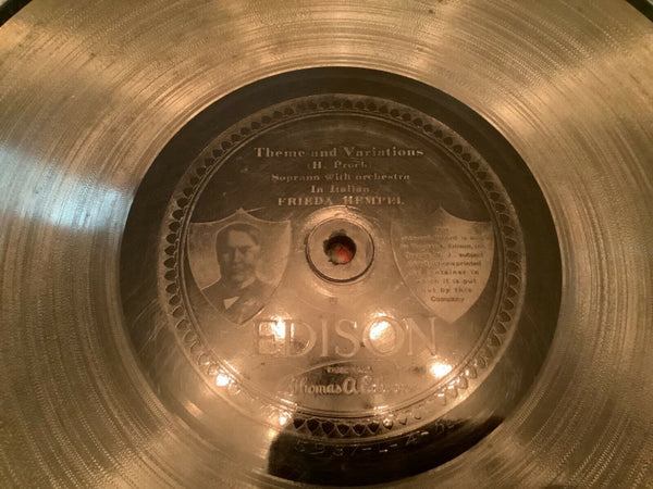 Vtg lot 9 Thomas Edison Diamond Disc records  thick 78