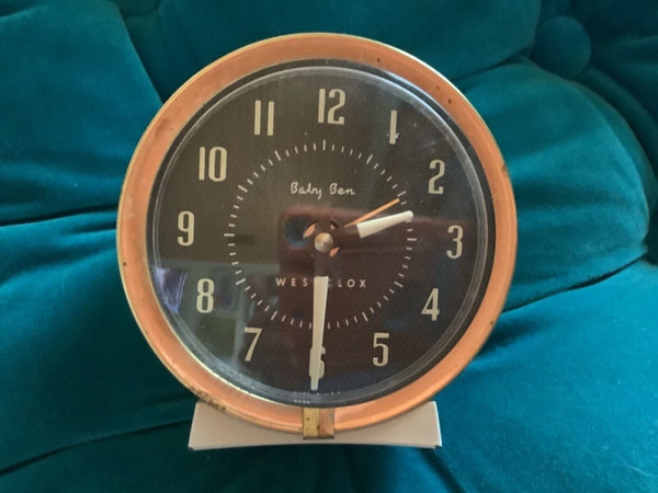 Vintage Westclox BABY BEN Wind Up Alarm Clock Model 61-Y USA