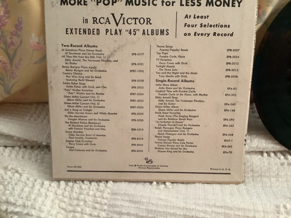Vtg ANDRE PREVIN Harry Warren extended Play  45 vinyl lp record epb 3002