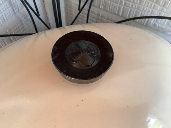 Vintage Club Aluminum Oval Roaster Dutch Oven White pot pan cookware