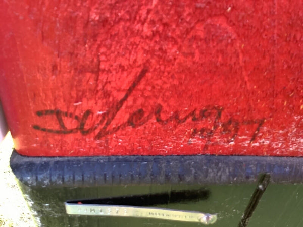 Vintage woodendipity French man Frenchmen Butler Serving smoking Tray Stand