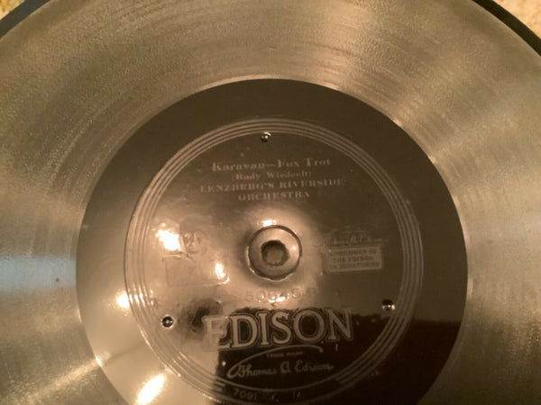 Vtg lot 9 Thomas Edison Diamond Disc records  thick 78