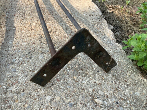 4 vintage mid century modern retro mcm iron Hairpin Metal table furniture Legs