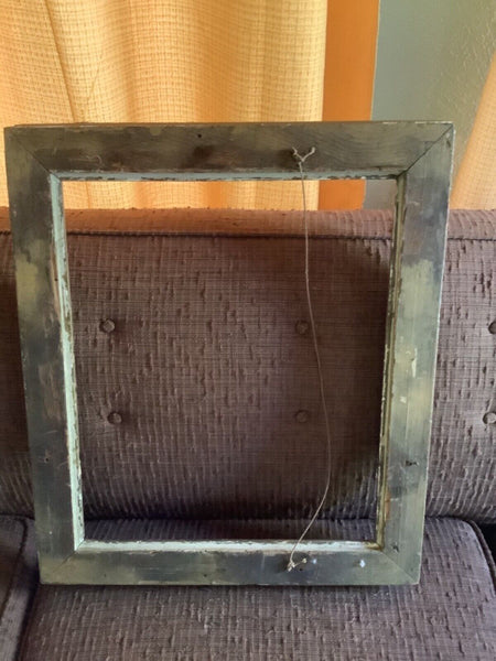ANTIQUE VTG GESSO wood wooden gold  carved FRAME art ornate