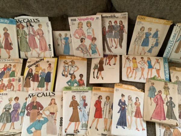 Lot Of 57 VTG 60s 70s Sewing dress Patterns Simplicity MCCall’s Butterick