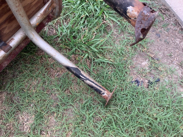 Vintage vinyl bench school bus seats