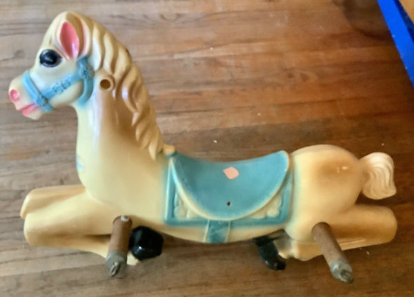 Vtg Wonder Horse Walk R Ride Rocking Horse Mid Century Toy no stand