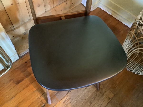 Vtg Mid Century Valet Stand Man Suit Rack Coat Butler Clothes Hanger  Seat chair