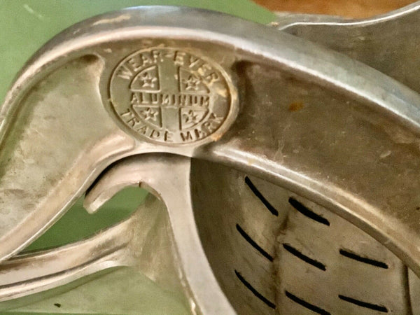 Vintage Aluminum Wear-Ever Juicer  Fruit Juice Squeezer Hand Press