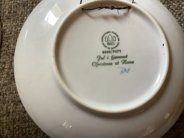 1971 1979 1980 1981 Copenhagen Jule After Christmas Plates Set of 4 Denmark Vtg
