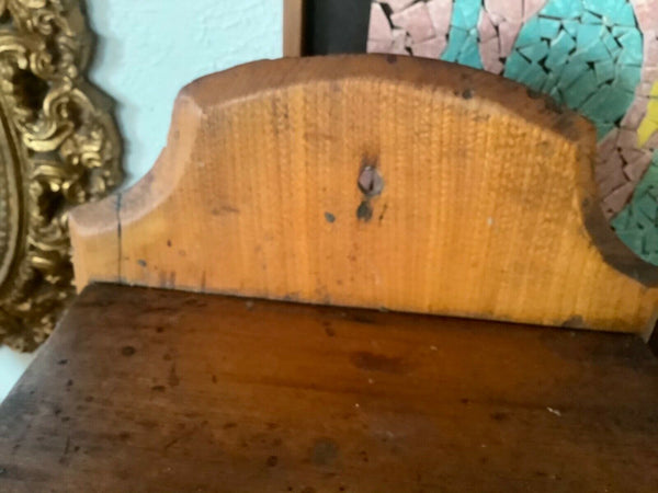 Vtg PRIMITIVE ANTIQUE wood  8 DRAWER SPICE APOTHECARY CABINET CHEST